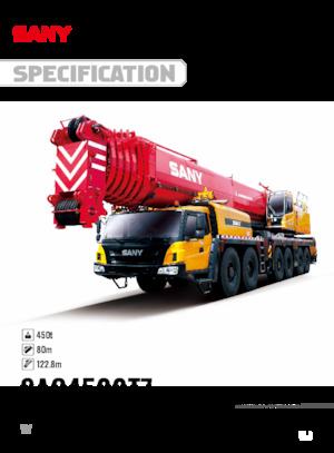 All-terrain kranen Sany SAC4500T7