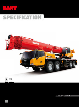 All-terrain kranen Sany STC1200T7