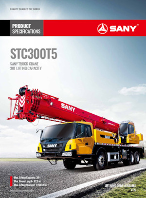 All-terrain kranen Sany STC300T5