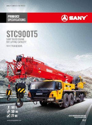All-terrain kranen Sany STC900T5