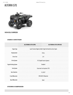 Terreinwagens & Quads Artic Cat ALTERRA 570 EPS SE 