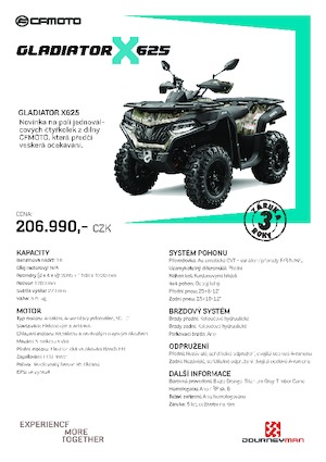 Terreinwagens & Quads CFMOTO Gladiator X625 