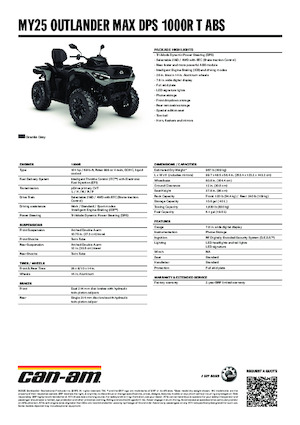 Terreinwagens & Quads can-am OUTLANDER MAX DPS 1000R T ABS