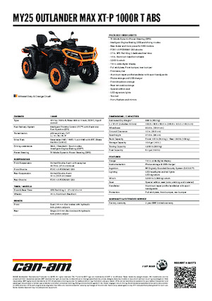 Terreinwagens & Quads can-am OUTLANDER MAX XT-P 1000R T ABS