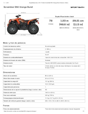 Terreinwagens & Quads Polaris Scrambler 850