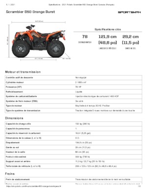 Terreinwagens & Quads Polaris Scrambler 850