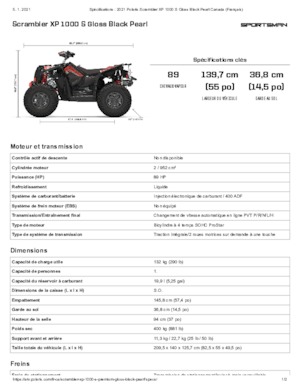 Terreinwagens & Quads Polaris Scrambler XP 1000 S