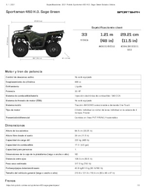 Terreinwagens & Quads Polaris Sportsman 450 H.O.