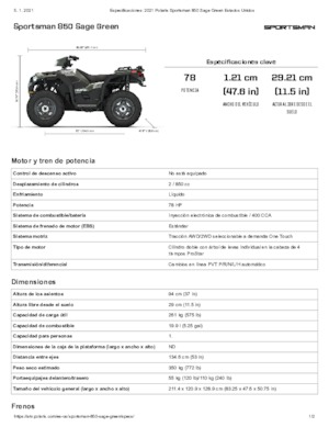 Terreinwagens & Quads Polaris Sportsman 850
