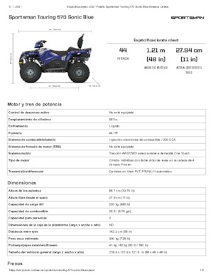 Terreinwagens & Quads Polaris Sportsman touring 570