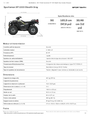 Terreinwagens & Quads Polaris Sportsman XP 1000