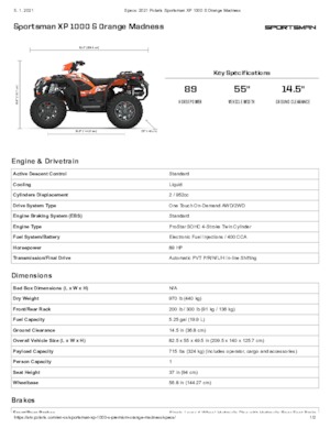 Terreinwagens & Quads Polaris Sportsman XP 1000 S