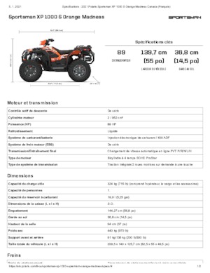 Terreinwagens & Quads Polaris Sportsman XP 1000 S