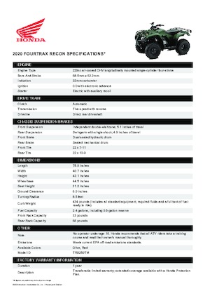 Terreinwagens & Quads Honda TRX250TM 