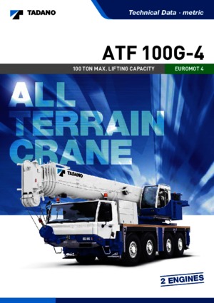 All-terrain kranen Tadano ATF 100G-4