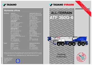 All-terrain kranen Tadano ATF 360 G 6 (12x8x10)
