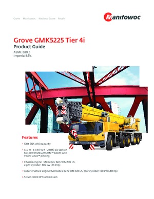 All-terrain kranen Grove GMK5225