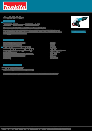Haakse slijpmachines Makita 9555HN
