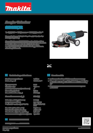 Haakse slijpmachines Makita 9565CR