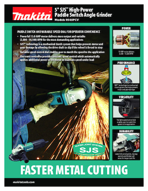 Haakse slijpmachines Makita 9565PCV