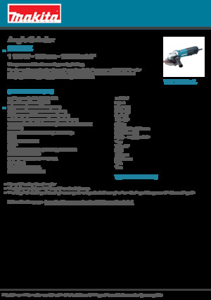 Haakse slijpmachines Makita 9565PZ