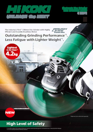 Haakse slijpmachines HiKOKI G23BYE