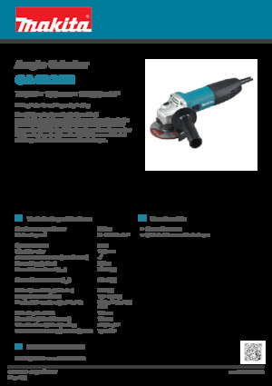 Haakse slijpmachines Makita GA4030R