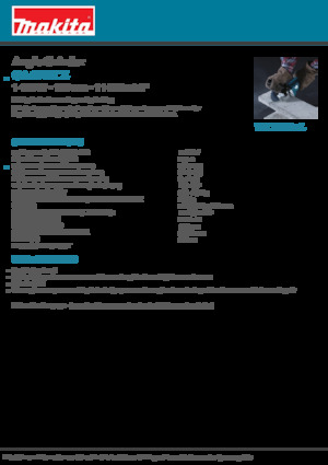 Haakse slijpmachines Makita GA4540CZ