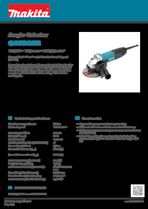 Haakse slijpmachines Makita GA5030R