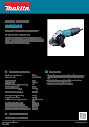 Haakse slijpmachines Makita GA5034