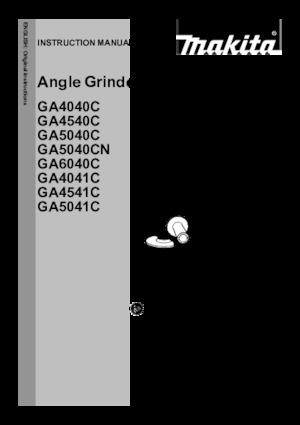 Haakse slijpmachines Makita GA5040CN01