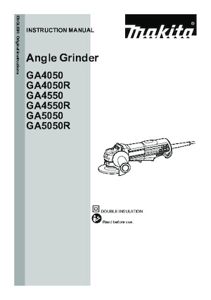 Haakse slijpmachines Makita GA5050