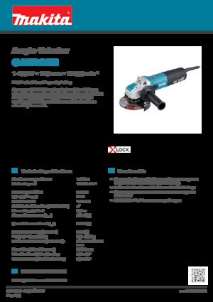 Haakse slijpmachines Makita GA5080R