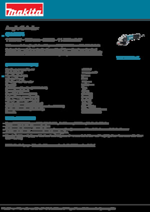 Haakse slijpmachines Makita GA5094