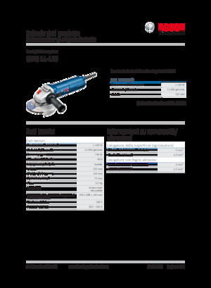 Haakse slijpmachines Bosch GWS 11-125