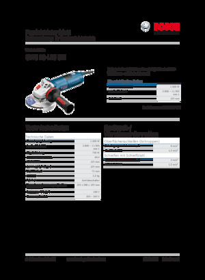 Haakse slijpmachines Bosch GWS 13-125 CIE