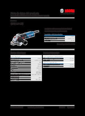 Haakse slijpmachines Bosch GWS 14-125