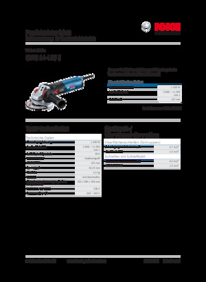 Haakse slijpmachines Bosch GWS 14-125 S