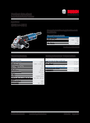 Haakse slijpmachines Bosch GWS 14-125 S