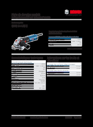 Haakse slijpmachines Bosch GWS 14-125 S