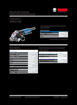 Haakse slijpmachines Bosch GWS 17-125