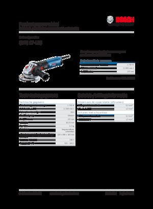 Haakse slijpmachines Bosch GWS 17-125