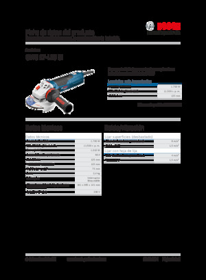 Haakse slijpmachines Bosch GWS 17-125 CI