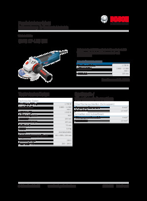 Haakse slijpmachines Bosch GWS 17-125 CIE