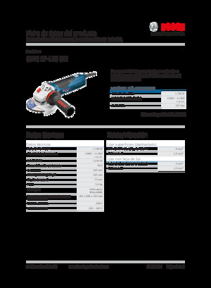 Haakse slijpmachines Bosch GWS 17-125 CIE