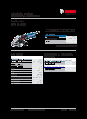 Haakse slijpmachines Bosch GWS 17-125 S