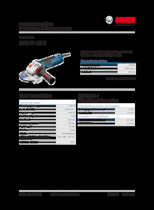 Haakse slijpmachines Bosch GWS 17-150 C