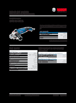 Haakse slijpmachines Bosch GWS 18-125 SL