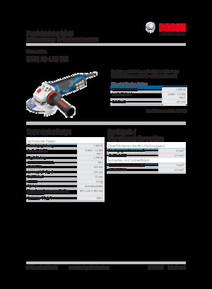 Haakse slijpmachines Bosch GWS 19-125 CIE
