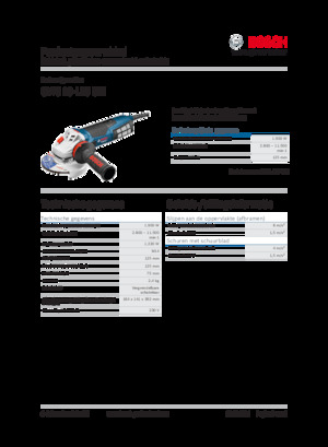 Haakse slijpmachines Bosch GWS 19-125 CIE